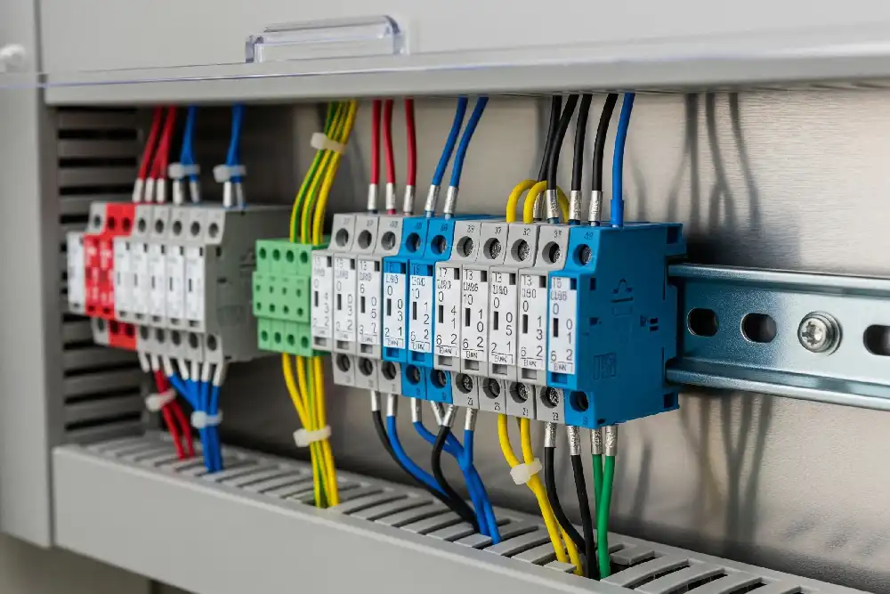 411 Klemmenblok Verdeelkast Din Rail 4-niveau Eenfase Transparen Klemmenblok Aansluitdoos Voor Elektrotechniek