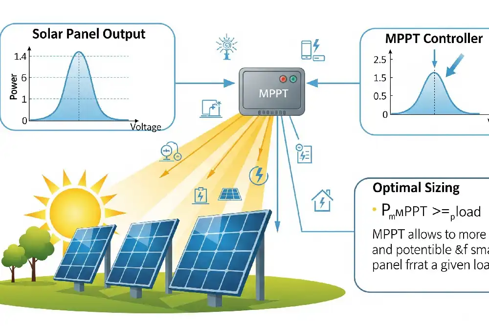 MPPTに適した太陽光パネルのサイズを決定する方法